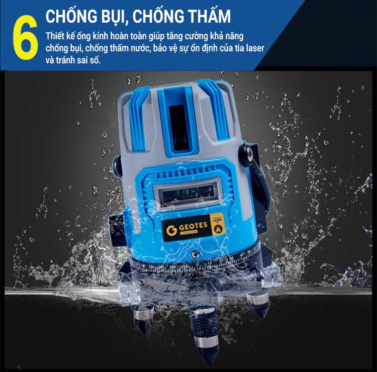 Máy Cân Bằng Laser Geotes Class A 5 tia